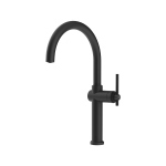 Gessi HABITO Girevole Matte Black - 60670#299 Miscelatore Lavello | Nero Opaco, Canna girevole 360°, Portata regolabile