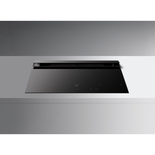 Falmec BRERA 90 VETRO NERO LUCIDO - CBRW90.00P8#ZZZN490F Piano cottura a induzione con cappa aspirante integrata