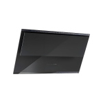 Falmec VERSO EASY 85 VETRO NERO LUCIDO RAL 9005 - CVXN85.E2P2#ZZZN491F Cappa Parete Vetro nero, 600 m³/h, comandi meccanici  | Classe energetica B