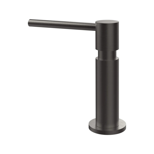 Gessi DISPENSER Dispenser Black Metal Brushed PVD - 29651#707 Dispenser sapone | Finitura black metal brushed, Pompa inclusa, Serbatoio estraibile