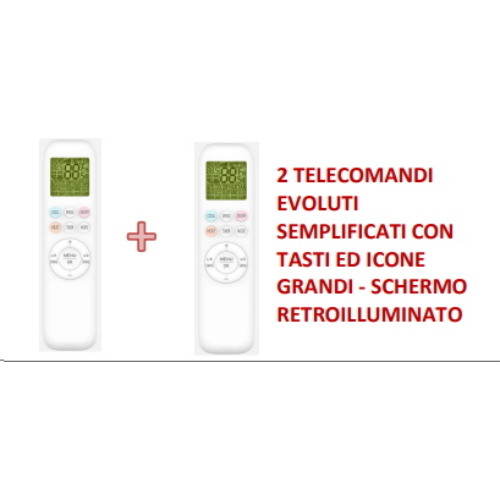 ZEPHIR ZDAWIFI9/12 Climatizzatore Dual split 9000+12000 BTU | Classe energetica A++/A+