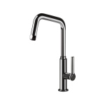 Gessi OFFICINE Girevole Chrome - 60051#031 Miscelatore Lavello | Cromo Lucido, Canna girevole 360°, Portata regolabile