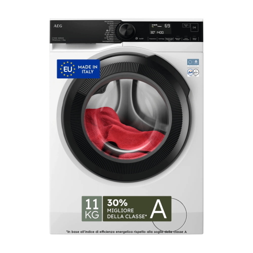 AEG LR7FH11BGB Lavatrice libera installazione Caricamento frontale, 11 kg, B | Classe energetica A