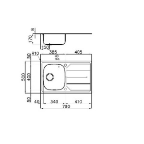 Foster Inox 1V.Prel.Sx F.3,5" - 1179562 Lavello