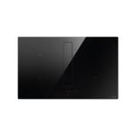 elica NIKOLATESLA FIT XL BL/A/83 - PRF0179476 Piano cottura a induzione con cappa aspirante integrata Incasso | Classe A | Vetro nero, Cappa aspirante integrata, 4 zone cottura