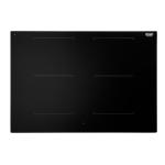 De'Longhi SLI754 Piano cottura a induzione Incasso | Classe 75 | nero, 4 zone induzione OCTA, 1 zone bridge, touch control, da 1Kw, incasso gas 56*48cm