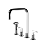 Gessi INCISO Monogetto Copper PVD - 58703#030 Miscelatore Lavello | Rame Lucido Pvd, Bocca monogetto fissa, Portata ridotta water saving