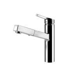 Gessi THALIUM Due Getti Matte Black - 60535#299 Miscelatore Lavello | Nero Opaco, Doppio getto commutabile, Getto normale e nebulizzato