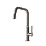 Gessi OFFICINE Due Getti Black Metal Brushed PVD - 60053#707 Miscelatore Lavello | Nero Metal Spazzolato Pvd, Doppio getto commutabile, Getto normale e nebulizzato