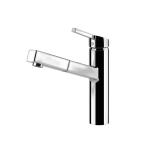 Gessi THALIUM Monogetto Finox Brushed Nickel - 60533#149 Miscelatore Lavello | Nichel Spazzolato Finox, Bocca monogetto fissa, Portata ridotta water saving