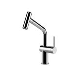Gessi INEDITO Due Getti Finox Brushed Nickel - 60425#149 Miscelatore Lavello | Nichel Spazzolato Finox, Doppio getto commutabile, Getto normale e nebulizzato