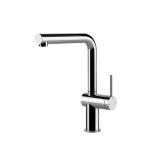 Gessi INEDITO Girevole Warm Bronze Brushed PVD - 60431#726 Miscelatore Lavello | Bronzo Caldo Spazzolato Pvd, Canna girevole 360°, Portata regolabile