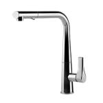 Gessi PROTON Due Getti Finox Brushed Nickel - 17177#149 Miscelatore Lavello | Nichel Spazzolato Finox, Doppio getto commutabile, Getto normale e nebulizzato