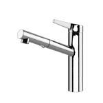 Gessi THALIUM Due Getti Finox Brushed Nickel - 60536#149 Miscelatore Lavello | Nichel Spazzolato Finox, Doppio getto commutabile, Getto normale e nebulizzato