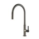 Gessi MESH Monogetto Finox Brushed Nickel - 60003#149 Miscelatore Lavello | Nichel Spazzolato Finox, Bocca monogetto fissa, Portata ridotta water saving
