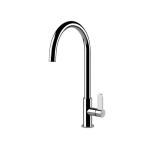 Gessi HELIUM Girevole Finox Brushed Nickel - 60075#149 Miscelatore Lavello | Nichel Spazzolato Finox, Canna girevole 360°, Portata regolabile