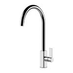 Gessi MONACO Girevole Chrome - 17159#031 Miscelatore Lavello | Cromo Lucido, Canna girevole 360°, Portata regolabile