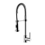 Gessi NEUTRON Semiprofessionale Chrome - 50209#031 Miscelatore Lavello | Cromo Lucido, Canna semiprofessionale doppia funzione, Altezza canna 250 mm