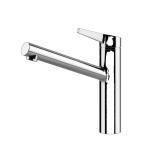 Gessi THALIUM Girevole Chrome - 60532#031 Miscelatore Lavello | Cromo Lucido, Canna girevole 360°, Portata regolabile