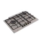 Elleci Country 75 5F Avena 51 - 6APGCO75151WS Piano cottura Incasso | Classe N/A | 5 fuochi, Griglie in ghisa, Accensione automatica
