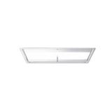 Falmec Nuvola/Led Is.90 S/Mot. P.E. C/Radioc. Bianco 220-240V - 50-60Hz S/Motore S/Filtro Cappa Soffitto | Classe C | Larghezza 90 cm, vetro extra chiaro, telecomando incluso