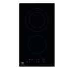 Electrolux LHR3233CK Piano cottura elettrico Incasso | Classe N/A | 30cm, 2/Zone, Nero