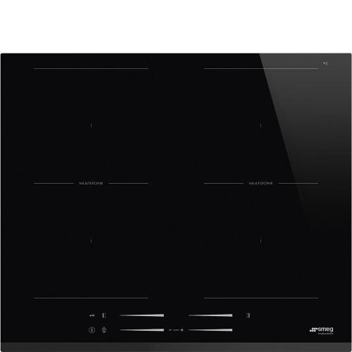 Smeg SI2M7643B Piano cottura a induzione incasso Nero, Da incasso, 60 cm