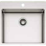 Elleci Inox Compass 500 540X510X200 1V Sat  - 6ALIM500SAC Lavello Incasso | Lavello inox, 1 vasca, dimensioni 540x510mm