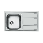Foster Fm 1Vsx+Sc.B8 Marine - 1971962 Lavello Sopratop | Acciaio inox AISI 304 satinato, Dimensioni 860 x 500