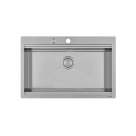 Foster Vasca Milanello 750X374 Ft C/Banco - 1034050 Lavello Incasso | Acciaio inox, 75x37,4 cm
