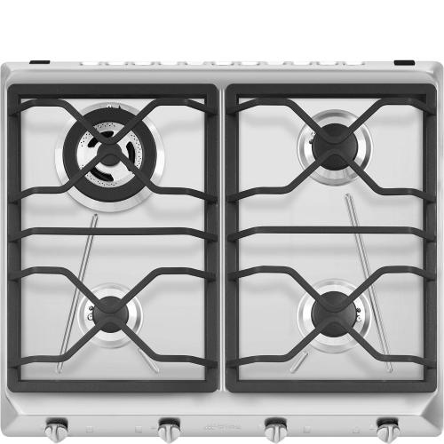 Smeg SRV564O Piano cottura | Da incasso | Acciaio inox, Da incasso, 60 cm