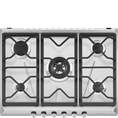 Smeg SRV576O Piano cottura | Da incasso | Acciaio inox, Da incasso, 75 cm