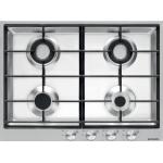 BARAZZA 1PBF74 Piano cottura a gas Incasso | 3 gas + 2 doppia corona, Griglie ghisa, Bruciatore doppio comando