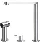 BARAZZA 1RUBMBFRK Miscelatore Lavello | Finitura rame PVD, Bocca alta, Leva laterale