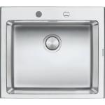 BARAZZA 1LBO61 Lavello Incasso | 1 vasca, Acciaio inox, Profondità 28 cm