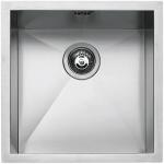 BARAZZA 1Q4040I Lavello Incasso | Vasca 40x40 cm, Profondità 27 cm, Acciaio inox AISI 304