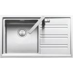 BARAZZA 1LES91PD Lavello Incasso | 2 vasche, 34x40x21,5 cm, Gocciolatoio dx
