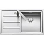 BARAZZA 1LES91RS Lavello Incasso | 2 vasche, Gocciolatoio sx, Acciaio inox AISI 304