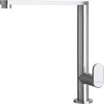 BARAZZA 1RUBMBF1C Miscelatore Lavello | Finitura cromo lucido, Flessibili inox, Bocca girevole