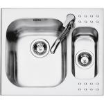 BARAZZA 1IS6060 Lavello Incasso | Acciaio inox, 1 vasca, Dimensioni 63x53x22 cm