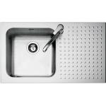 BARAZZA 1IS9060/1D Lavello Incasso | Acciaio inox, 1 vasca, Dimensioni 91x53x22 cm