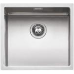 BARAZZA 1X4540I Lavello Incasso | Acciaio inox AISI 304, Vasca singola ampia, Finitura satinata