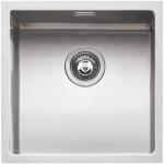 BARAZZA 1X4040I Lavello Incasso | Acciaio inox AISI 304, Finitura satinata, Vasca profonda