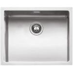 BARAZZA 1X5040S Lavello Incasso | Acciaio inox AISI 304, Finitura satinata, Ampia capacità