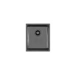 Foster Vasca Ke 34X40 S/Top Gunmetal - 2153856 Lavello Sovrapposto | Acciaio inox, Finitura gunmetal, Top mount