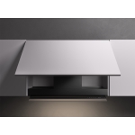 Falmec Virgola No-Drop Touch 120 Nero 220-240V - 50-60Hz T80 S/Filtro Cappa Isola | Classe A | Tecnologia No-Drop, 120 cm, Touch control