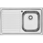BARAZZA 1LFS81S Lavello Incasso | 1 vasca, Profondità 22 cm, Acciaio inox AISI 304