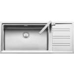 BARAZZA 1LES121RD Lavello Incasso | 2 vasche, Acciaio inox, Profondità 22 cm