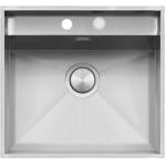 BARAZZA 1LLB61 Lavello Incasso | 1 vasca con abbassamento, 83x38,8x18,3 cm, Acciaio inox AISI 304