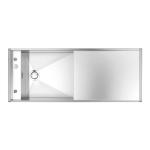 BARAZZA 1LMZ135 Lavello Incasso | 1 vasca, Dimensioni 140x62x38 cm, Peso 23 kg